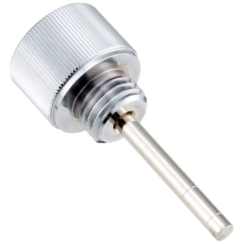 Daytona 93339 Motorcycle Oil Thermometer with Dip Stick, Chrome Plating,