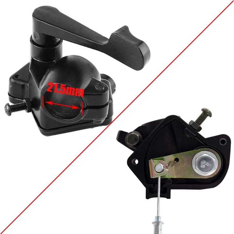 7/8'' 22mm Thumb Throttle Cable Accelerator Control Assembly for Chinese