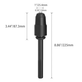 SDS Max to SDS Plus Adaptor Chuck Drill Converter Shank Quick Tools for Rotary Hammer, Compatibility for Bosch Makita and More Rotary and Demolition Hammers