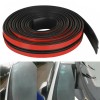 Unbranded 16.4Ft Car Roof Windshield Weather Seal Strip Trim Molding