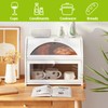BMOSU Bamboo Bread Box for Kitchen Bread Storage And Organizer