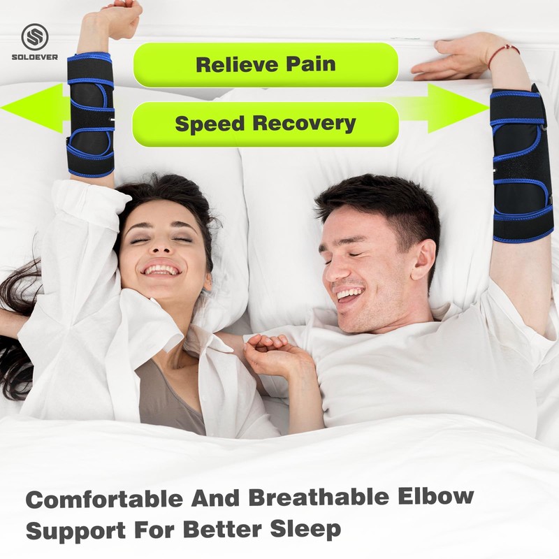 Cubital Tunnel Elbow Brace for Women&Men, Tennis Elbow Brace with