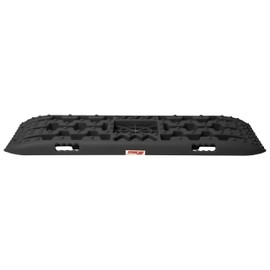 Extreme Max 5001.6838 Recovery Boards with Jack Base – 2-Pack 42" Traction Tracks for Off-Road, Overlanding, Mud, Snow, and Sand, Stackable with Carrying Case, Black