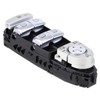 Aublinto Window Regulator Electric Window Switch Front Left Silver Compatible