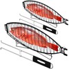 RTT Fish Grill Basket 2 Packs - Premium Stainless Steel