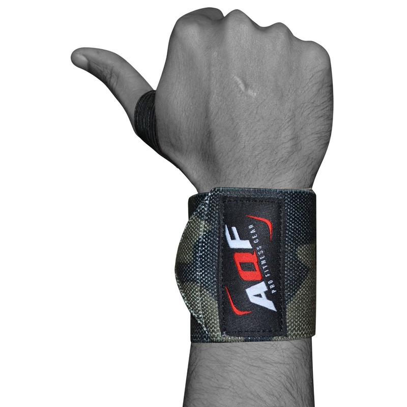 AQF Power Weight Lifting Wrist Wraps Supports Gym Training Fist