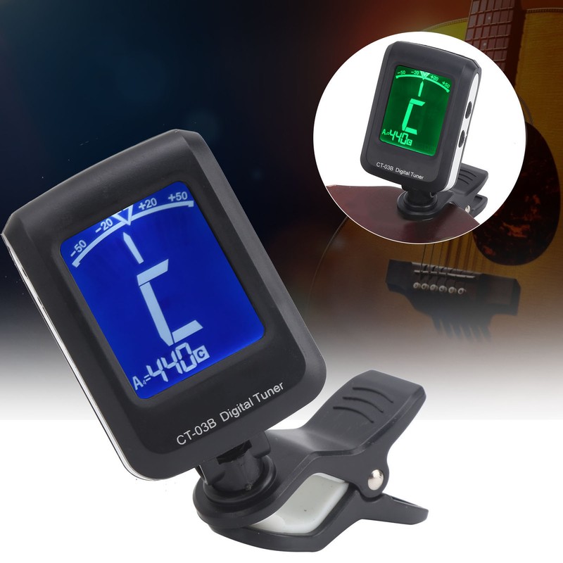 ClipOn Tuner 12Lil for Guitar Bass Ukulele Musical Instrument Accessories