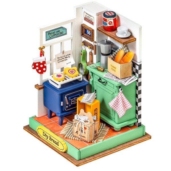 Rolife DIY Mininature Dollhouse,Model Kits for Adults to Build, Room Decor for Teen Girls Boys Women (DS029)