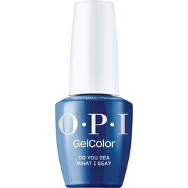 OPI GelColor Do You Sea What I Sea? | Opaque Bright Blue Shimmer UV Cure Gel Nail Polish | Vegan & HEMA Free, Long Lasting, High Shine