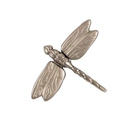 Dragonfly in Flight Doorbell Ringer - Nickel Silver