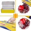 KAMMAK Plastic Wrap Food Cling Wrap with Slide Cutter 15