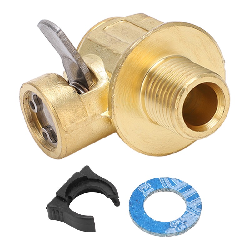 Quick Engine Oil Drain Valve M14‑1.25 Brass Stainless Steel with