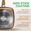NutriChef 9.45'' Durable Stylish Grill Pan-Non-Stick High-Qualified Cookware, Induction PTFE/PFOA/PFOS-Free