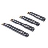 Accusize Industrial Tools 4 Pc 1/2'' Round Shank Indexable Boring