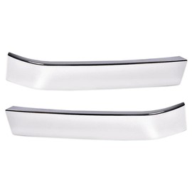 G-PLUS Front Grille Molding Trim Primed Compatible with 2003-2007 Chevy Silverado 1500 2500 3500 Pair Driver and Passenger Side Grille Trims Set 10397972 GM1213105 10397973 GM1212105