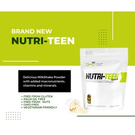 Nutri-Teen Shakes: Vanilla Ice Cream Flavour (500g) - Nutritionally Rich Food Powder for Active Children