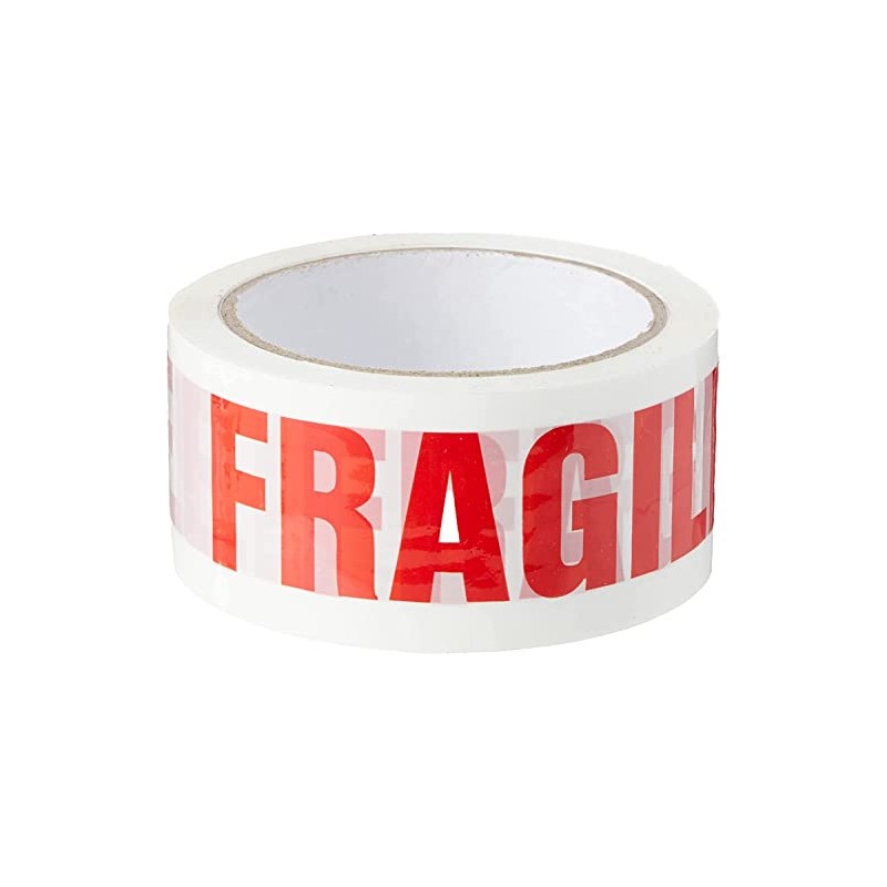 HTUK Clear Tape Brown Tape Fragile Low Noise Printed Tape
