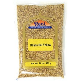 Rani Dhana Dal (Roasted Coriander Seeds) Yellow 14oz (400g)