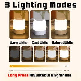 FNMYCO Baby Night Light,3 Colours Night Light for Kids,1200mAh Rechargeable Kids Night Light,Egg Light for Nursery,Nursery Lamp,Portable Night Light for Travel,Gifts for Boys,Girls