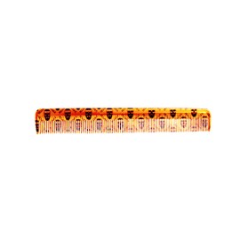 Pegasus Skulleto 210, 8in Hard Rubber Cutting Comb, Handmade, Seamless, Smooth Edges, Anti Static, Heat and Chemically Resistant, Wet Hair, Everyday Grooming Comb | Peines de goma dura - Gold