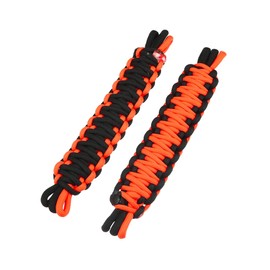 REPAIROCK 2pcs Door Strap Swing Doors Limiting Check Straps Nylon for Jeep Wrangler TJ JK JKU JL JLU YJ for Gladiator JT 2/4 Door 87-21 Black Orange Auto Replacement Parts