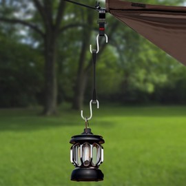 Rubber Cords with Hooks 6 Inch,Rubber Bungee Cords Heavy Duty Outdoor Rubber Tie Down Straps with S Hooks for Truck,Van,Motorcycle,Cargo,Tarps, Canvases and More (6 Pack)