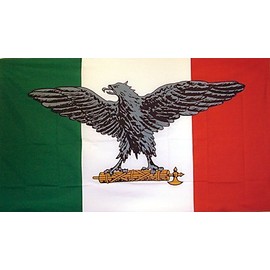 ITALIAN FASCIST FLAG, 3'x5' FASCISM by Italy