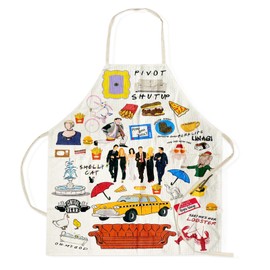 Friendly Apron for Women Men,TV Show Merchandis TV Show Gift Friendship Kitchen Decor,BBQ Kitchen Cooking Aprons for Women Girl Teacher Mom Birthday Christmas Aprons Gifts