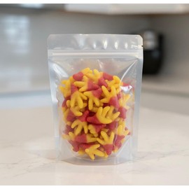 SweetGlob Fun Chicken Feet Gummy Candy Chewy Fruit Flavored Gummies, Funny Novelty Candy Snack, Soft & Stretchy Gummy Treats for Kids & Adults (2 Pound)