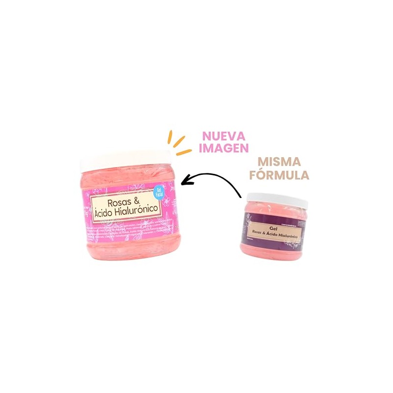Gel De Rosas Con Ácido Hialurónico Anti-arrugas 1 Kilo Productos