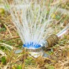 Hourleey 360 Degree Metal Spot Sprinkler, 2 Pack Circle Pattern