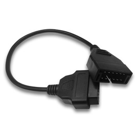 SamWinGear OBD1 to OBD2 Adapter OBD1 Scanner Connector, OBD1 to OBD2 GM Adapter Code Reader Scanning Diagnostic Extension Cable Connector for GM Popular Innova Forscan 12 Pin to OBD1 to OBD2 16 Pin