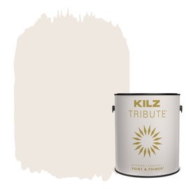 KILZ TRIBUTE Paint & Primer, Interior, Eggshell, Windmill White, 1 Gallon