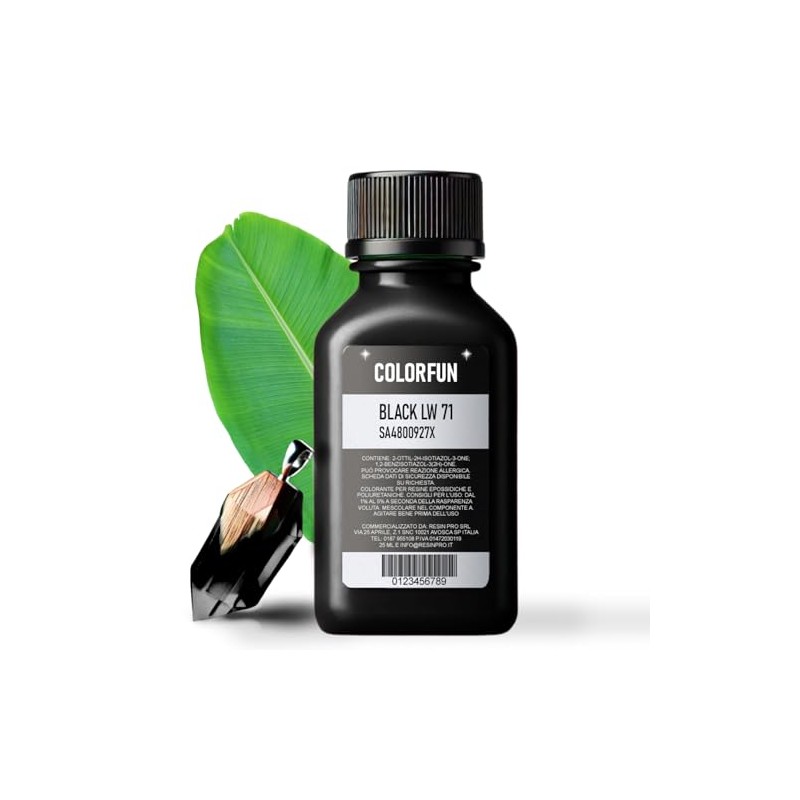 Resin Pro Colour Fun Brilliant Black Dye Colour, Colouring Liquid