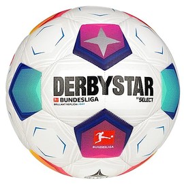 DERBYSTAR Unisex - Adult Bundesliga Brilliant Replica Li Football, Multicoloured, Size 5