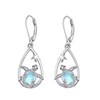 TOUPOP Sea Turtle Earrings for Women 925 Sterling Silver Sea