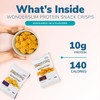 WonderSlim Protein Snack Crisps, Pizza Value Pack, 10g Protein, Gluten