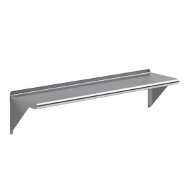 Unbranded 12 in. x 48 in. Stainless Steel Wall Shelf