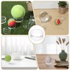 18 Pcs Plastic Sphere Stands Round Baseball Stands Clear Acrylic