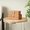 Deco 79 Leather Handmade Decorative Box Storage Decorative Keepsake Boxes