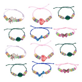 Kisangel 12Pcs Cartoon Bracelets Animal Wrist Chains for Boys Comfortable Hand Chains Fun Party Favors Safe