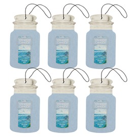 Yankee Candle Paper Car Jar, Ocean Air, 1 CT (Pack of 6)
