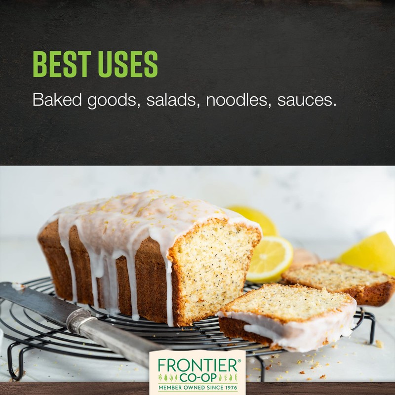 Frontier Co-op Organic Whole Poppy Seed - Poppy Seeds for