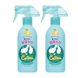 Elumom [엘루맘] 온더바디 발을씻자 코튼풋샴푸 레몬향 385ml 2개 Elumom On The Body Foot Wash Cotton Foot Shampoo Lemon Scent 385ml 2pcs