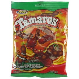 Jovy Tamaros Tamarind Flavored Candy | Pack of 3 | 6oz Bags | Mexican Candy