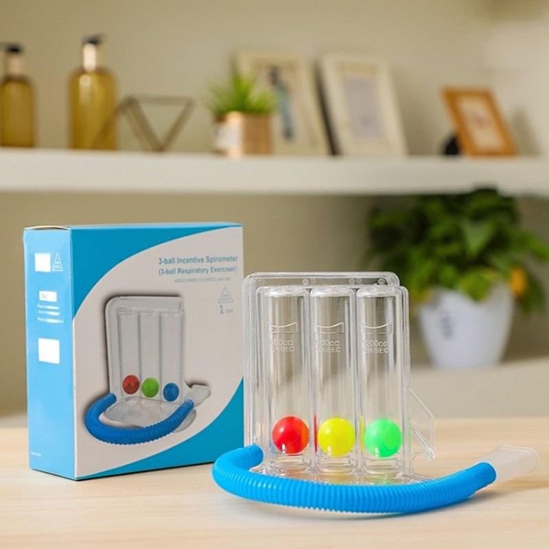 Breath Trainer, Lung Function, Deep Breath Trainer, Breathing Exercises for