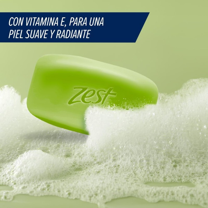 ZEST Jabón de tocador Sábila con Pepino 135 g