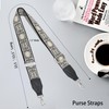 Purse Strap,1.5" Leather End Shoulder Strap Adjustable Replacement,Retro Multi-Pattern Crossbody