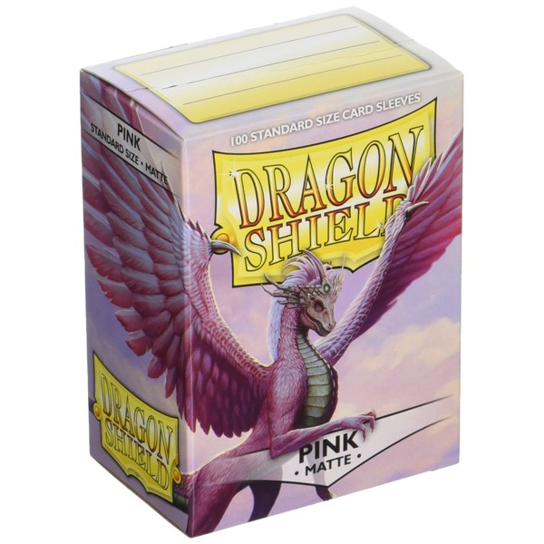 Arcane Tinman AT-11012 Dragon Shield Sleeves Matte Card Game, Pink