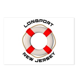 CafePress New Jersey Longport Postcards (Package of 8), 6"x4" Printed Note Card